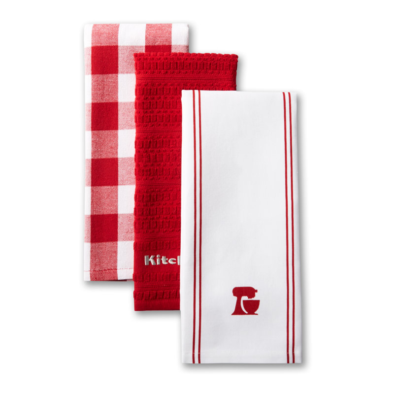 KitchenAid Mixer 3 Piece Casual Tea Towel Set ST009246TDKA & Reviews